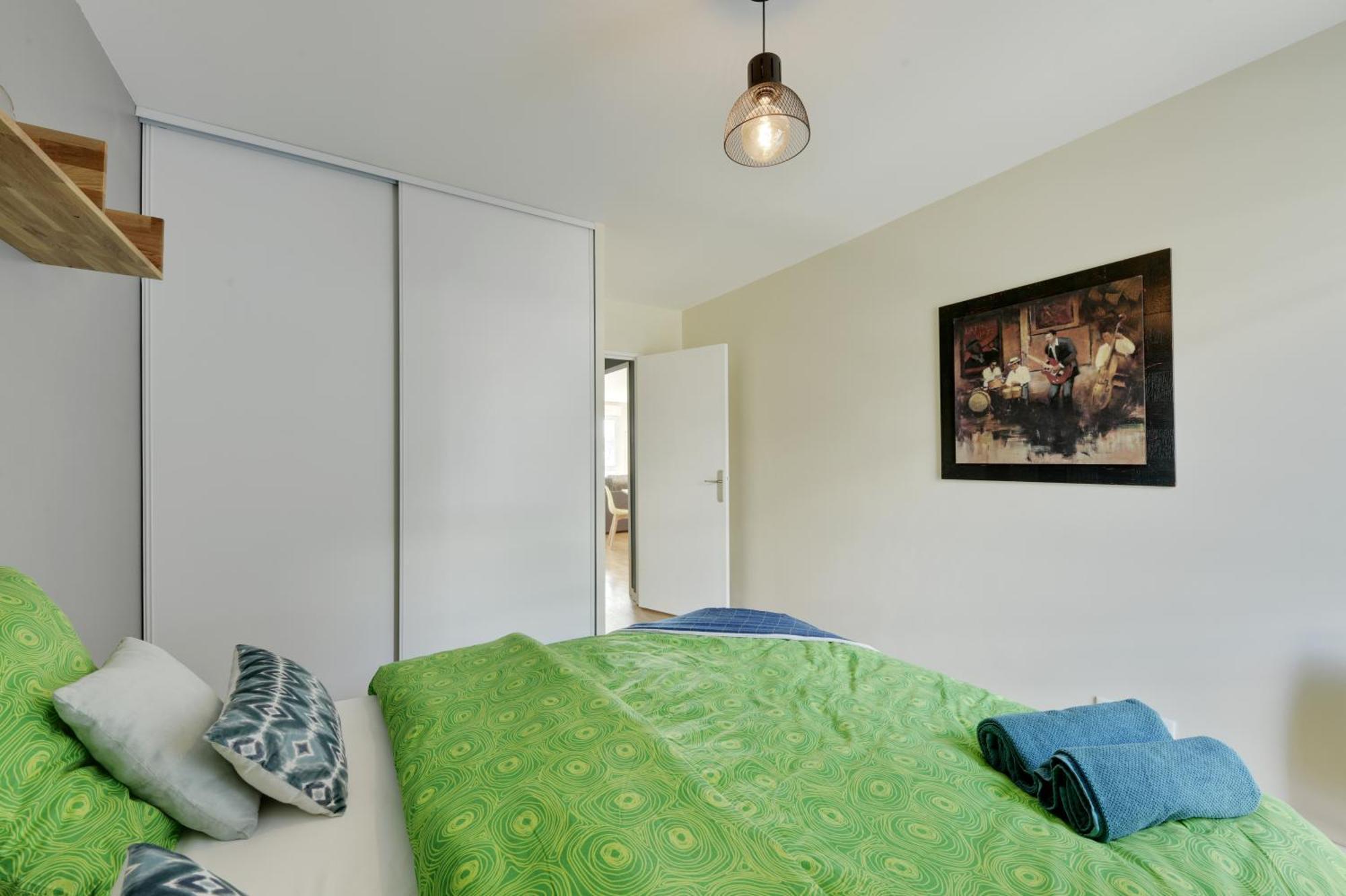 Chic Apartment With Superb View Of The Eiffel Tower Saint-Denis  Exteriér fotografie